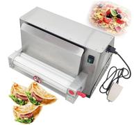 ZenSeFarin Macchina da Pasta Elettrica Commerciale con Pedale,Pressa Pasta per Pizza in Acciaio Inossidabile Largo 30/40cm E Produttore di Pasta,Regolazione dello Spessore 0,7-5,4 Mm per Glassa,30CM