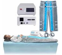 ZenSeFarin Macchina Massaggiante a Compressione d'Aria con 16 Airbag, Pressoterapia, Drenaggio Linfatico, Circolazione E Rilassamento Muscolare, Dimagrimento Corporeo, Eliminazione della Stanchezza