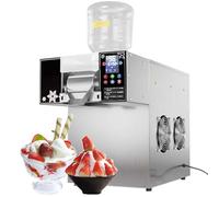 ZenSeFarin Macchina per Tritare Il Ghiaccio Elettrica,Macchina per Il Ghiaccio a Fiocchi di Neve da 60/120/180Kg/24 Ore,Tritaghiaccio a Cono di Neve,per Cocktail,Gelati,Frullati,Bar in Casa,C-180KG