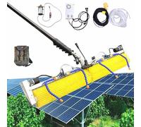 ZenSeFarin Macchina Pulizia E Il Lavaggio Pannelli Fotovoltaici Testina della Spazzola da 100 Mm Attrezzatura Pulizia dei Pannelli Solari,Robot Pulitore Solare,Pulitore Pannelli Solari,Wired-7m/30ft