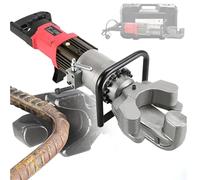 ZenSeFarin Piegatrice Idraulica Elettrica per Tondini di Ferro,Utensile per Piegare Tondini di Ferro da 1100 W,Angolo di Piegatura 3s 0°-90°,piegatrice Manuale per Acciaio da 4-22 mm