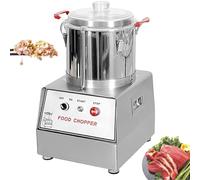 ZenSeFarin Robot Cucina Professionale Tritatutto E Macinatore Elettrico in Acciaio Inox, Tritacarne Multifunzionale, Lama A S per Verdura E Frutta, Preparazione Alimenti, Ristorante, Hotel 7L