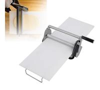 ZenSeFarin Sfogliatrice Manuale Pieghevole,Macchina per Pizza in Acciaio Inox 30.5cm/39.4cm,Stendipasta da Tavolo,Spessore Regolabile 0,5 a 27 Mm,per Preparare Pasta Sfoglia per Pasticceria,Rs201
