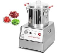 ZenSeFarin Tritatutto Elettrico Professionale per Verdure con Lama a S, Robot Cucina per Impieghi Gravosi, Macinino in Acciaio Inox per Tritare Carne, Sminuzzare Verdure, Preparare Salsicce 7L