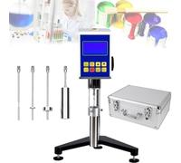 ZenSeFarin Viscosimetro Rotativo Digitale, Tester per Misuratore di Viscosità con 4 Rotori Viscosimetro con Display Digitale Precisione ± 3% per Adesivi Farmaceutici E Cosmetici,NDJ-5S