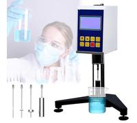 ZenSeFarin Viscosimetro Rotazionale Portatile, Viscosimetro Rotativo Digitale con Ampio Schermo LCD E 4 Rotori, Misuratore di Viscosimetri da Laboratorio Digitale per Test di Viscosità Vernice,NDJ-8S