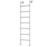 ZENSTYW Scala A 7 Gradini per Letti A Castello,Scala Antincendio in Metallico,Scala di Emergenza per Pozzo Finestra di Seminterrato,Camper E Carichi 330 Libbre(7.5ft)