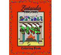 Zentacular Christmas Coloring Book: 50 Intricate Holiday Mandalas and Festive Patterns for Stress Relief and Relaxation: Large 8.5 x 11 Format with Blank Back Pages to Prevent Bleed-Through