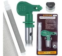 Zenthril PowerXcellence 515 - Testina Spruzzatrice Alta Pressione con Filtro 60 Mesh | Getto 25 cm, Foro 0,015" | per Acrilici, Epossidici, Emulsioni | Accessorio Verniciatura