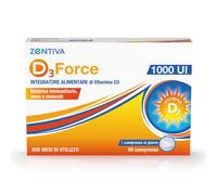 D3 FORCE ZENTIVA 1000UI 60CPR