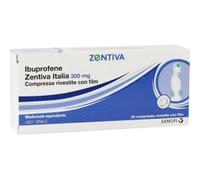 Zentiva Italy - Ibuprofene Zentiva Italia 200 mg - Per Mal Di Testa E Denti 24 Compresse