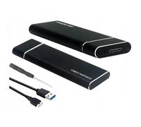 Zenwire Adattatore SSD alloggiamento per hard disk SSD alloggiamento adattatore alloggiamento supporto per M.2 SSD SATA M-Key, B+M Key Colore: Nero Compatibile con Windows, Apple IOS, Android, Linux