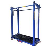 ZENY896V Trabattello Ponteggio Elettrico portante da 300 kg, Mobile, Pieghevole, for Cantieri edili Impalcatura di Sollevamento elettrica(3M)