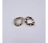 ZENZDS 50 Pezzi Anelli di Collegamento in Acrilico con Colori Metallici, connettori a Collegamento rapido, creazione di Gioielli Fai-da-Te, Gioielli Personalizzati, Accessori per Catene di
