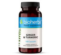 Zenzero e Curcuma di BIOHERBA - 100 Capsule Potenziamento di Energia e 100 Pezzi