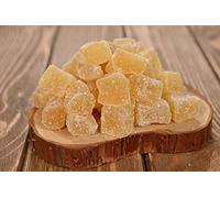 Zenzero Essiccato A Cubetti Con Sacchetto Richiudibile [2 Kg] Frutta Secca Ginger In Cubo Con Zucchero, Pezzetti Di Frutta Disidratata Naturale Di Prima Scelta, Formato Convenienza Dorimed