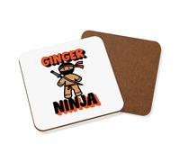 Zenzero Ninja Sottobicchiere Arancione Scherzo Maleducato Insulto Umorismo