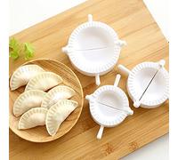 ZENZERO® - STAMPI per RAVIOLI - 3 stampi da 7cm/8cm/10cm - in plastica - Colore Bianco - 1 set composto da 3 Pezzi