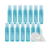 ZEOABSY 20 Pezzi 3ml Flaconi Spray Vuoti, Bottiglie Spray Blu opaco Plastica Fine Nebbia Bottiglia Set da Viaggio, Flacone Spray Vuoto con Pompa, acqua Profumo Sprayper