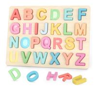 Zeoddler Puzzle dell'alfabeto, puzzle a forma di ABC per bambini, giocattoli educativi per bambini, attività di apprendimento prescolare, regalo per ragazze e ragazzi