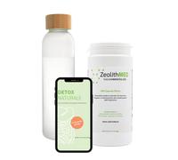 ZeolithMED Set Detox Iniziale: Capsule + Bottiglia Vetro + Guida Detox