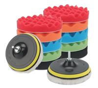 ZEONHAK 16 tamponi per lucidatura auto, 150 mm, tamponi in spugna per trapano, lucidatrice per auto