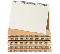 ZEONHAK 6 Album per Disegnare A4, Quaderno Disegni, Blocco da Disegno A4 Rilegato a Spirale, con 60 Pagine30 Fogli, per Pittura Paesaggista