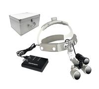 ZEOPLE Occhialini Odontoiatrici 2.5X/3.5X Occhiali Ingrandimento per Dentista, Binoculare Lente Chirurgica per Odontoiatria, Oftalmologia, Otorinolaringoiatria, Chirurgia(2.5X)