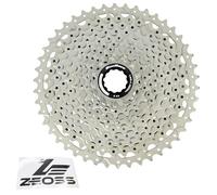 ZEOSS Sunrace CSRZ800 12 Speed Gravel Bike Cassette 11-46T, Silver, with Sticker, SR3164-ZEO-N