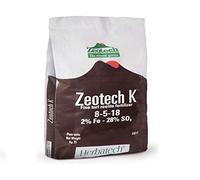 Zeotech CONCIME per Prato SUPERPROFESSIONALE K NPK 8-5-18+ Fe 25 kg Ideale per Stress Invernale AMDGarden