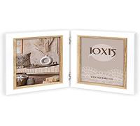 ZEP Ayas - Cornice doppia in legno, 2 foto, 13 x 18 cm, formato verticale