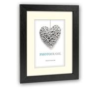 Zep Cornice portafoto, Legno, Nero, Avorio, 42,5 x 32,5 x 1,5 cm