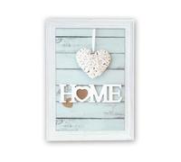 Zep Cornice Singola Vintage Bianco 20 x 20 cm in Legno