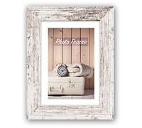 ZEP Marco DE Madera Nelson 6 30X30 Blanco/Marron V21306