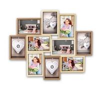 Zep Montreaux 10Q Legno Beige Marrone Bianco Set di cornici per foto TY091