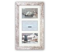 Zep Nelson 6 3Q Legno Bianco Cornice per foto singola Parete 13 x 18 V23136