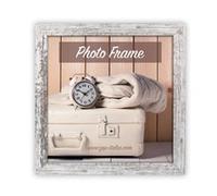 Zep Nelson 6 weiss/braun 30x30 Holz Bilderrahmen V21306 Cornice/album