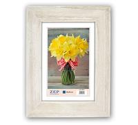 Zep S.r.l. M815 - Cornice portafoto in Legno, 30 x 40 cm, Collezione Basic, Colore: Bianco