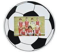 Zep S.r.l PW3046 - Cornice portafoto a Forma di Pallone da Calcio, in Legno, 10 x 15 cm, Colore: Nero/Bianco