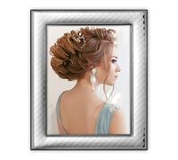 zep srl Cornice ASSISI da Tavolo in Silver Plated per foto 15x20, Posizionabile Orizzontalmente. Placcata Argento. Made in Italy