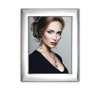 zep srl Cornice PIENZA da Tavolo in Silver Plated per foto 15x20, Posizionabile Orizzontalmente.Placcata Argento. Made in Italy