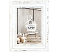 Zep Cornice portafoto in Legno, 10 x 15 cm, Rivoli Bianco, Blanc, Beige, 10 cm x 15 cm