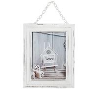 Zep Rivoli Bianco Cornice portafoto in Legno, Blanc, Beige, 15 cm x 20 cm