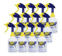 Zep ZUPRO, flacone spray professionale resistente alla candeggina, 907,2 g, confezione da 12 pezzi, flusso spray o nebbia fine, misura ugello regolabile, resistente alla candeggina fino a un anno