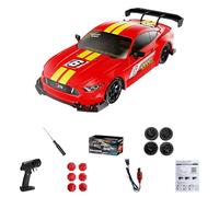 ZEPFJHE 1:16 Giocattolo per Auto Drift per Bambini con Telecomanda Auto A Ruote Motrici Trasparente Veicoli Veicoli Divertenti Regalo Compleanno