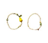 ZEPFJHE 1. Catena regolabile con perline a pera, leggera, per donne e ragazze, accessorio quotidiano regolabile