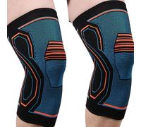 ZEPFJHE 1 paio di ginocchiere traspiranti di supporto per la prevenzione degli infortuni atletici in palestra essenziale traspirante in nylon