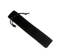 ZEPFJHE 1 sacchetto per penne con coulisse in velluto tinta unita singola borsa a sfera custodia per custodia per regali per studenti borse per matite porta penna a sfera, Nero