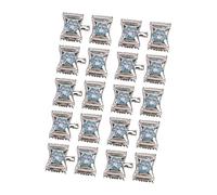 ZEPFJHE 10Pcs Candy Forma Vita Serraggi Fibbie Clip Regolabile In Metallo Cintura Regolatori per Jeans Pantaloni Gonna Abbigliamento Fibbia Moda