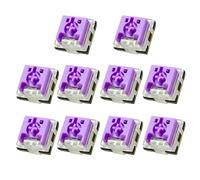 ZEPFJHE 10Pcs Tastiere Meccaniche Alberi Basso Interruttori Funzionamento Soundless Assemblaggio Automatizzato per DeathStalker Silenti Tattili Interruttori